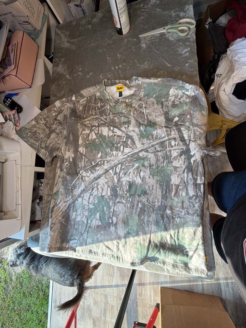 Rhyme Camouflage Print Crewneck Sweatshirt